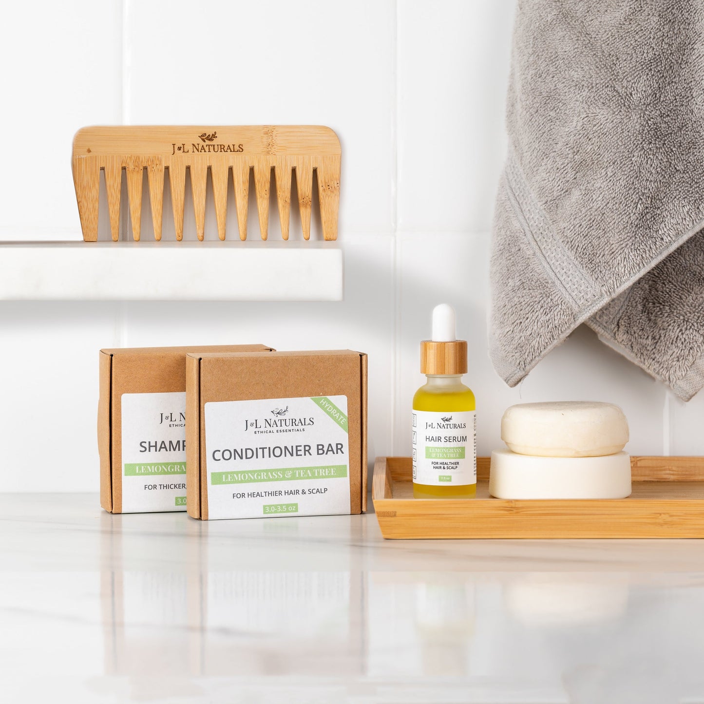 Essentials Hair Care Kit ( 4-Piece Set)