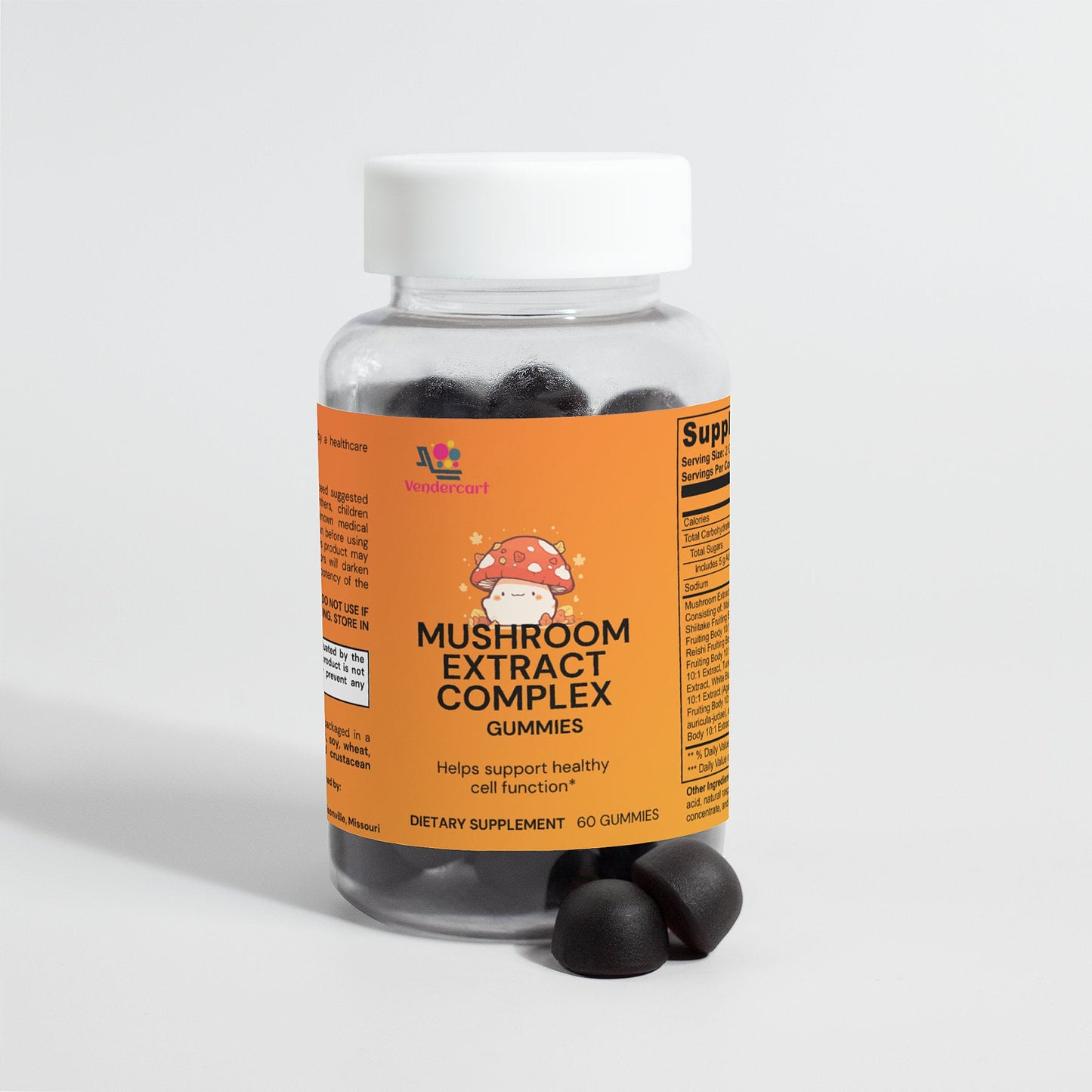 Raspberry Mushroom Gummies Extract