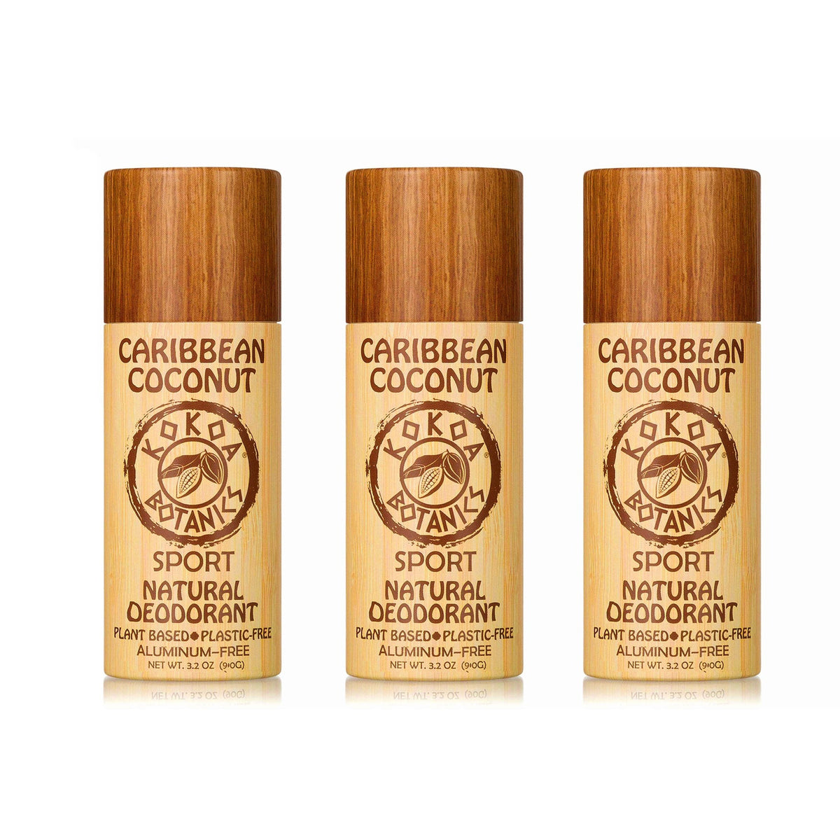 3 Pack Natural Detox Deodorant - Choose Your Variety - Aluminum-Free