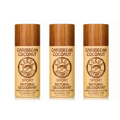 3 Pack Natural Detox Deodorant - Choose Your Variety - Aluminum-Free