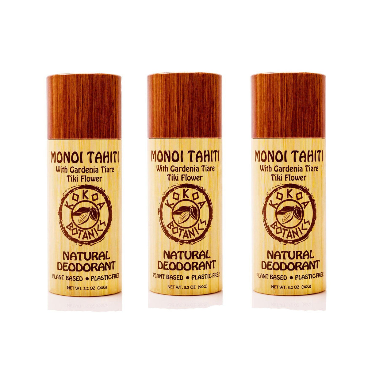 3 Pack Natural Detox Deodorant - Choose Your Variety - Aluminum-Free