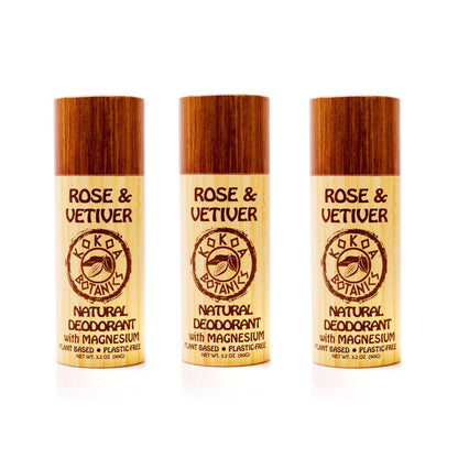 3 Pack Natural Detox Deodorant - Choose Your Variety - Aluminum-Free