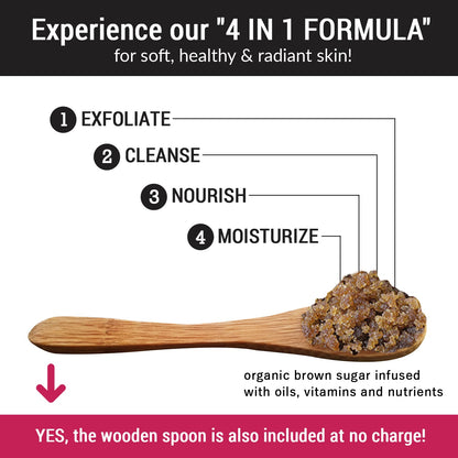 Vanilla Body Scrub / Brown Sugar / Premium Blend #38
