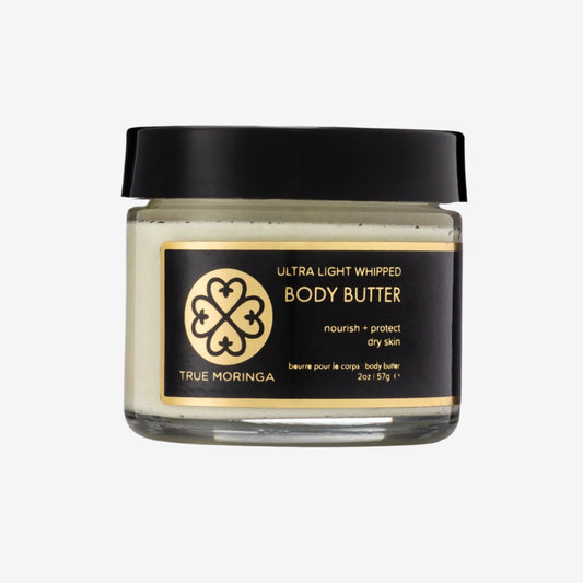 True Moringa Ultra Light Whipped Body Butter (2oz)