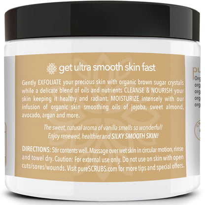 Vanilla Body Scrub / Brown Sugar / Premium Blend #38