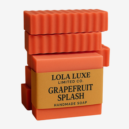 Grapefruit Splash- Grapefruit Scented Handmade Soap