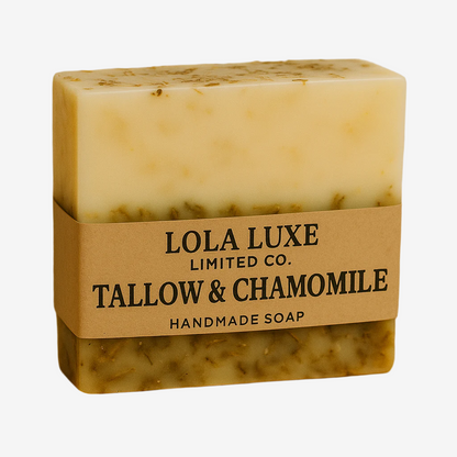 ✨ Tallow & Chamomile Bliss Handmade Soap