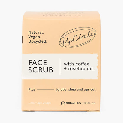 Face Scrub with Coffee + Rosehip Oil