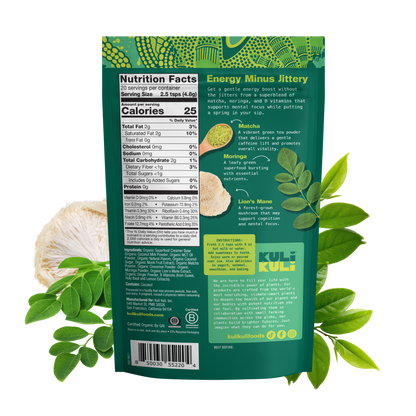 Matcha Moringa Latte for Energy & Focus