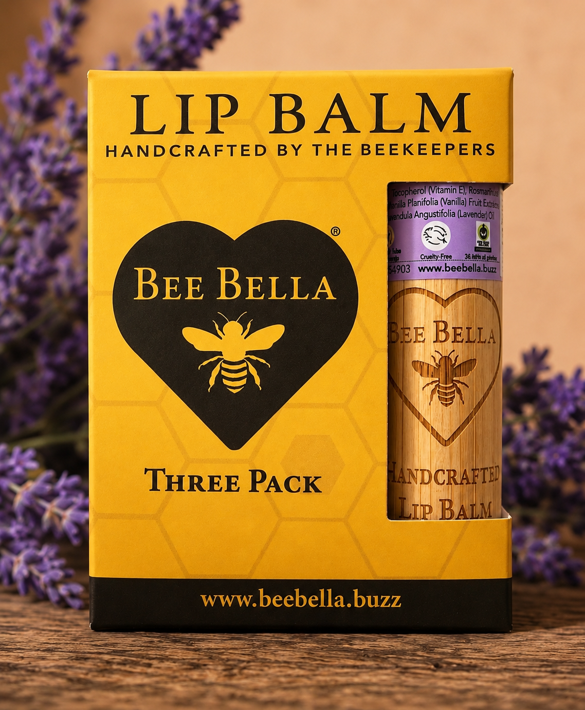 Lavender Vanilla Beeswax Lip Balm