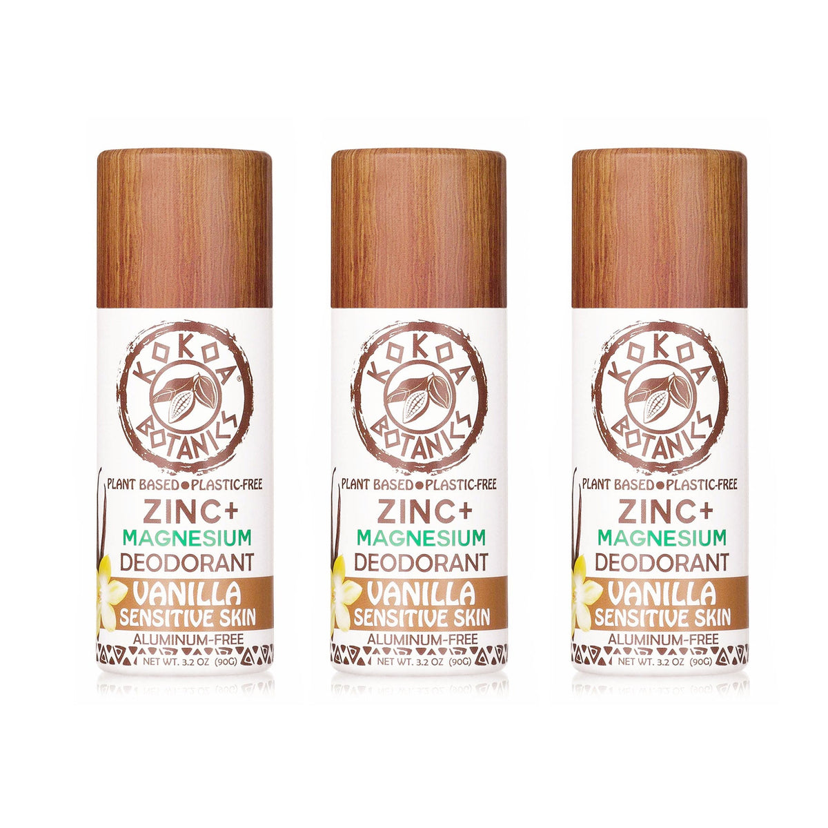 3 Pack Natural Detox Deodorant - Choose Your Variety - Aluminum-Free