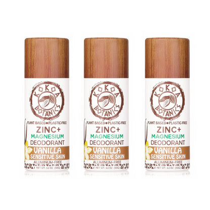 3 Pack Natural Detox Deodorant - Choose Your Variety - Aluminum-Free